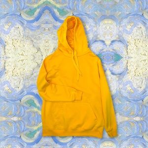 Soft oversized yellow hoodie